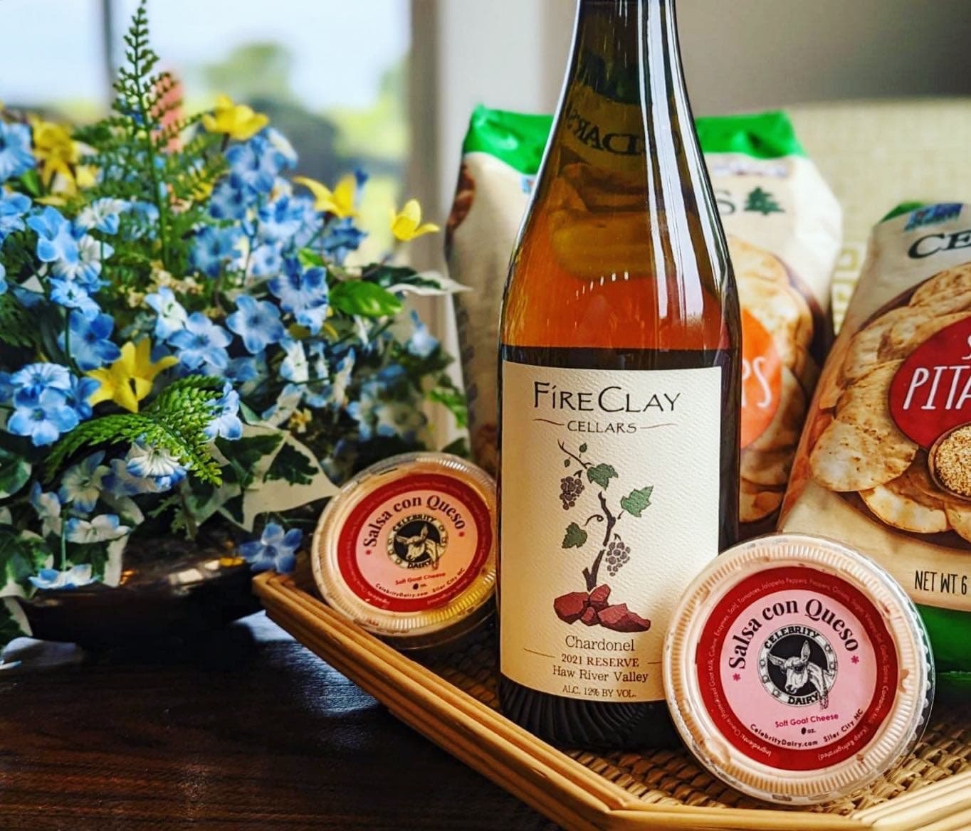 Light bites at FireClay Cellars